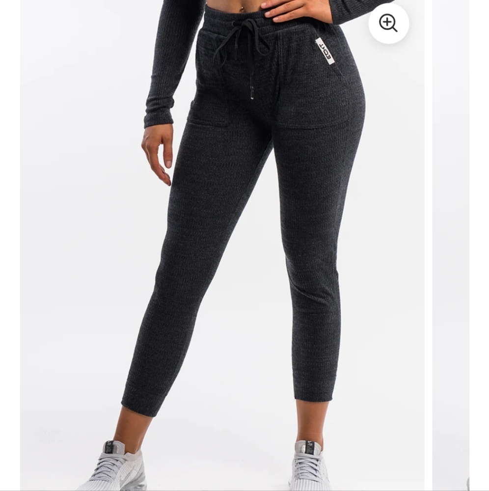 NWOT ECHT Comfort Jogger Pants Black Marl Sz XL